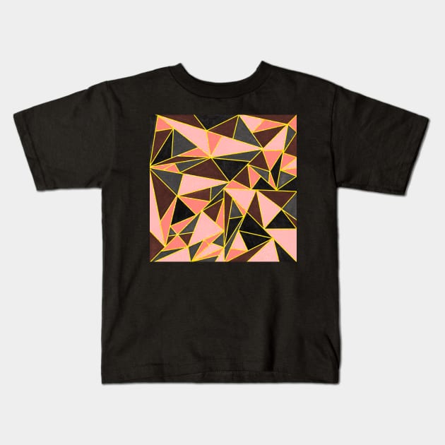 Geometric shapes Kids T-Shirt by SarahsDigiArt